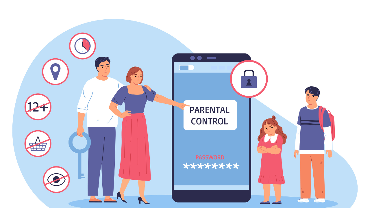 Parental control Concept
